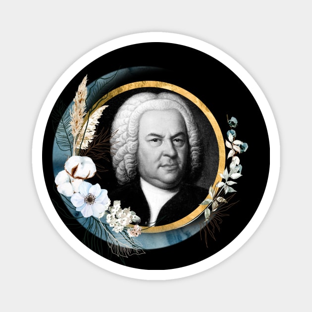 Johann Sebastian Bach Magnet by TheMusicophile